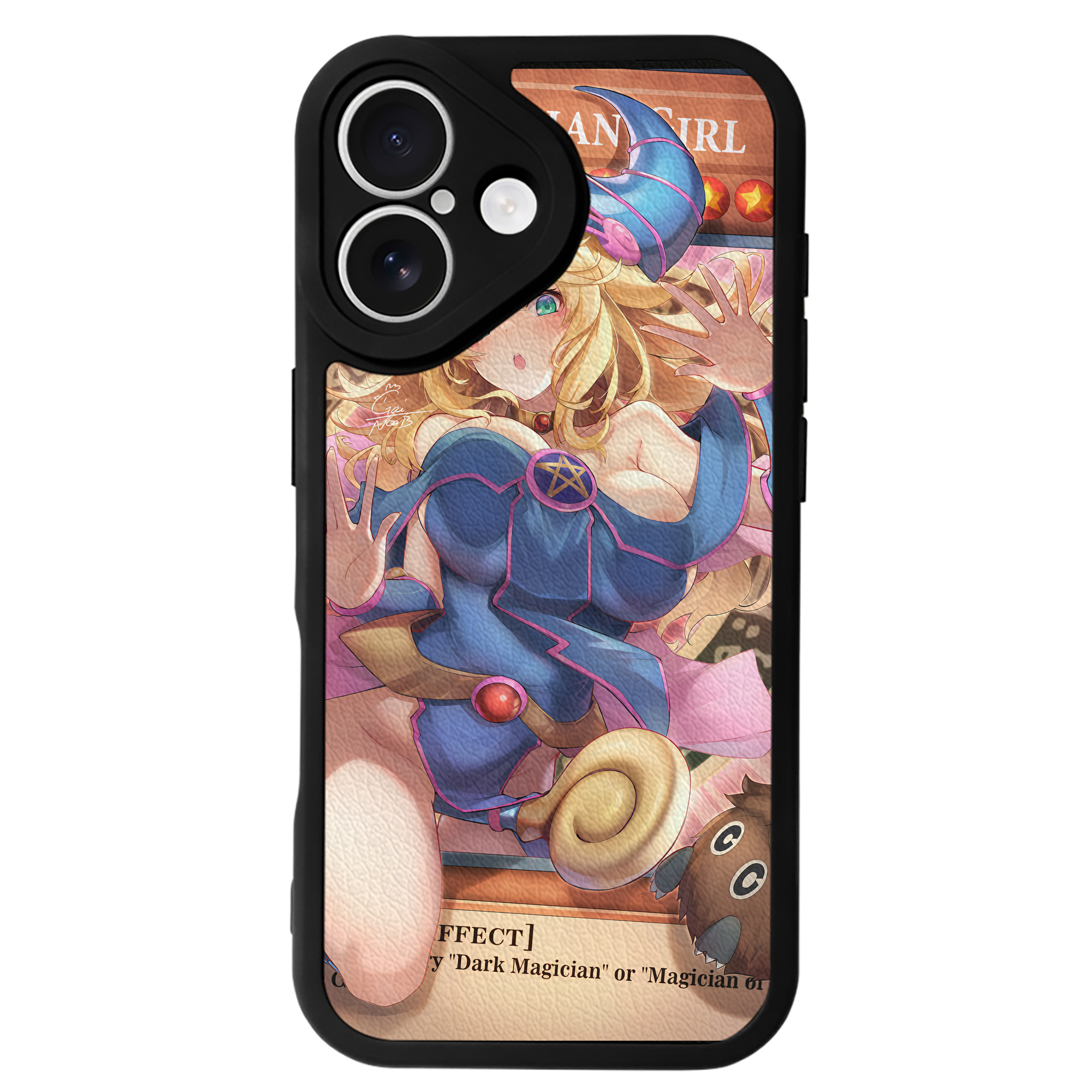 （画像用） 遊☆戯☆王 Yu-Gi-Oh! 【iPhone 16シリーズ対応】シリコンスマホケース（レザー調） 材質：シリコン